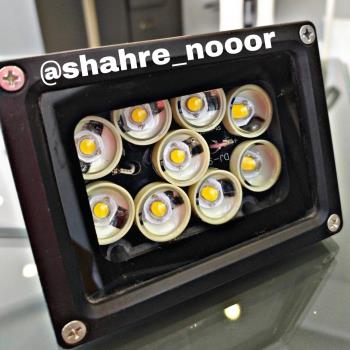 پرژکتور 9وات LEDPOWER آفتابی لنز محدب